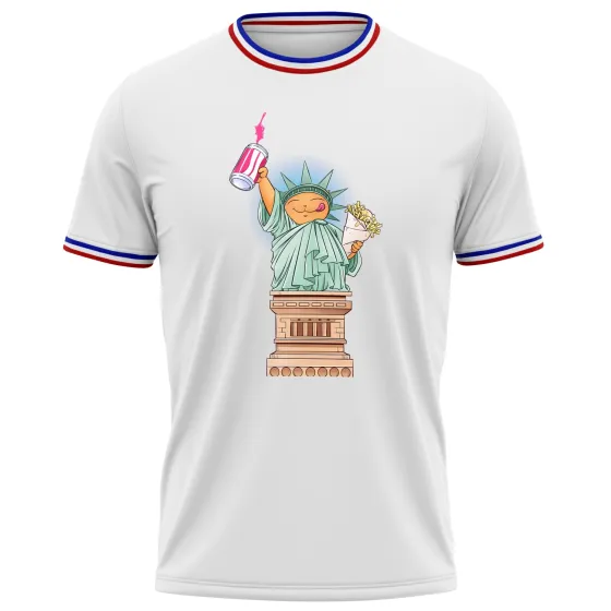 T-Shirt Homme avec Liseré Français